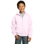 Port & Company - Youth Core Fleece Full-Zip Hooded Sweatshirt
