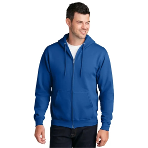 Port & Company - Core Fleece Full-Zip Hooded Sweatshirt.