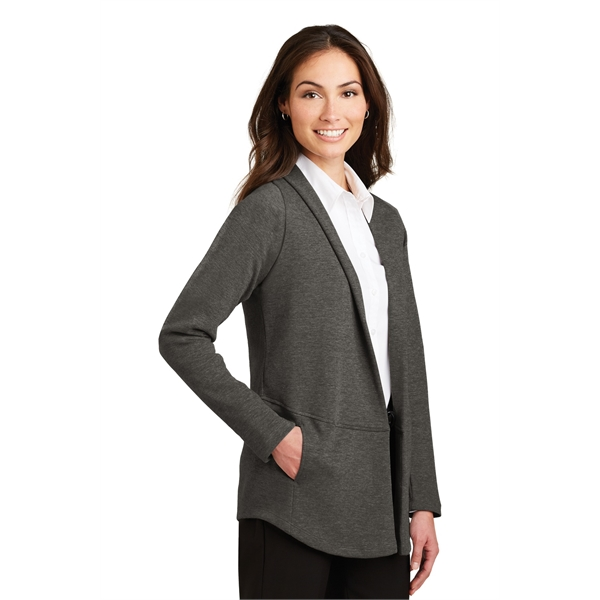 port authority interlock cardigan